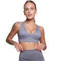 Top Bojo Suplex Liso Vekyo - Moda Fitnees - Feminino CINZA