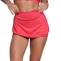 Short Saia Curto Fitness Vekyo - Moda Feminina VERMELHO