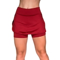 Short Saia Curto Fitness Vekyo - Moda Feminina VINHO