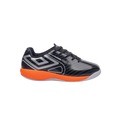 Chuteira Infantil Futsal Umbro Pro 5 PRETO/LARANJA
