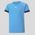 Camisa Puma Teamrise Infantil AZUL
