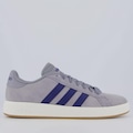 Tênis Masculino adidas Grand Court Base CINZA