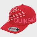 Boné Quiksilver Emb Side Aba Curva VERMELHO