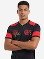 Camiseta do Flamengo Mengão Retrô Zico Número 10 Oficial 81 Masculina PRETO