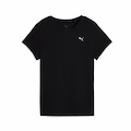 Camiseta Puma Essentials Logo Poly Feminina PRETO