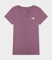 Camiseta The North Face Hyper Tee Crew Cave Feminina ROXO