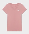 Camiseta The North Face Hyper Tee Crew Cave Feminina ROSA
