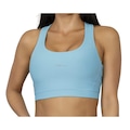 Top Run More Alta Sustentação Feminino AZUL