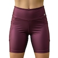Bermuda Mup Metalic Heavy Feminino ROXO