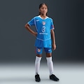 Camisa Atlético de Madrid Total 90 III 2025/26 Torcedor Pro Nike Infantil AZUL/BRANCO
