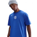 Camiseta Chelsea Nike Total 90 Masculina AZUL/BRANCO