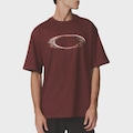Camiseta Oakley Ellipse Magma Red Night Masculino VERMELHO