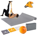 Kit Pilates Vollo Fita + Tapete + Faixas + Tonificadora + Bloco NAO SE APLICA