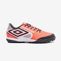 Chuteira Society Adulto Umbro Pro 5 Bump Club CORAL