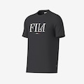 Camiseta Fila Regular Italy Letter Masculina PRETO