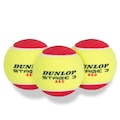 Bola de Tênis Dunlop Stage 3 -  3 unidades VERMELHO