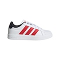 Tênis adidas Street Talk Infantil BRANCO/VERMELHO
