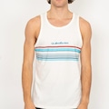 Camiseta Regata Quiksilver Banner Masculina BRANCO