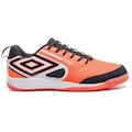 Chuteira de Futsal Unissex Umbro Pro 5 Bump CORAL/BRANCO