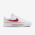 Tênis Nike Court Legacy Lift Feminino BRANCO/VERMELHO
