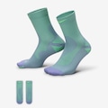 Meia Nike Fast Lightweight Unissex VERDE/ROXO