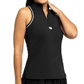 Regata Wilson Tour Zip Tank Feminina PRETO