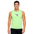 Camiseta Regata Machão Diadora Big Logo Masculina VERDE