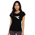 Camiseta Diadora Big Logo Feminina PRETO