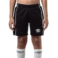 Bermuda Goleiro Umbro Gol Twr Shelter Infantil PRETO