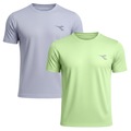 Kit 2 Camisetas Diadora Small Logo Masculina CINZA
