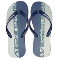Chinelo Quiksilver Molokai Wordblock Masculino AZUL