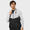 Jaqueta Corta Vento Surf Center Santos Escudo Masculina PRETO