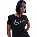 Camiseta Nike Sportswear Club Feminina PRETO/BRANCO