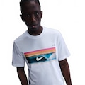 Camiseta Nike Sportswear Photo Masculina BRANCO/ROSA