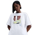 Camiseta Nike Sportswear LD-1000 Feminina BRANCO/AMARELO