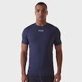 Camiseta Fila Sun Protect Brezzy Masculina AZUL/PRATA