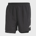 Short adidas 2in1 Own The Run Climacool Masculino PRETO