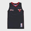 Camiseta Regata Braziline Chicago Bulls Essence Infantil PRETO