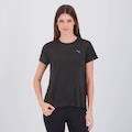 Camiseta Puma Run Favorite Heather SS Tee Feminina PRETO