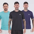 Kit 3 Camisetas Topper Spirit Masculina PRETO