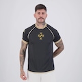 Camisa do Vasco Supporter Shore Kappa Masculina PRETO