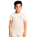 Camiseta Diadora Small Logo Infantil BEGE