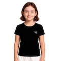 Camiseta Diadora Small Logo Infantil PRETO