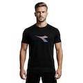 Camiseta Diadora Big Logo Movimento Masculina PRETO