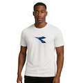 Camiseta Diadora Big Logo Camo Masculina BRANCO
