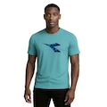 Camiseta Diadora Big Logo Camo Masculina AZUL
