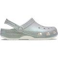 Sandália Unissex Crocs Classic Iridescent Glitter Clog BRANCO