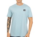 Camiseta RVCA Anp Label SM26 Masculina AZUL CLARO