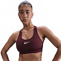 Top Nike Swoosh Feminino VINHO/BRANCO