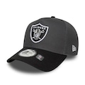 Boné New Era 9FORTY E-Frame Las Vegas Raiders NFL - Unissex CINZA